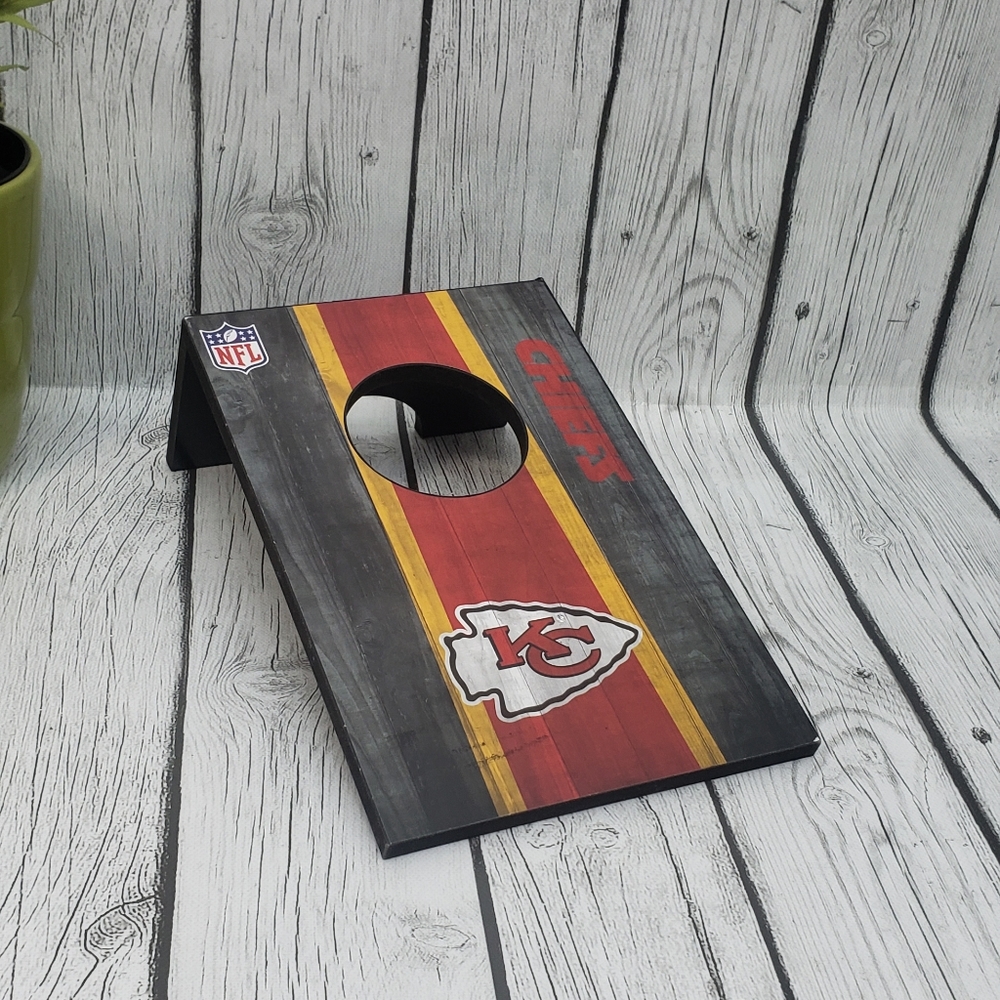 Kansas City Chiefs Desktop Cornhole Board(ONLY)
